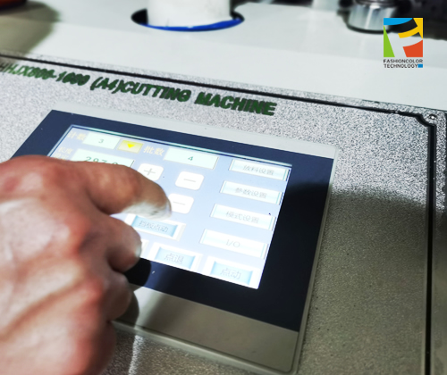 Touch screen HMI operation
